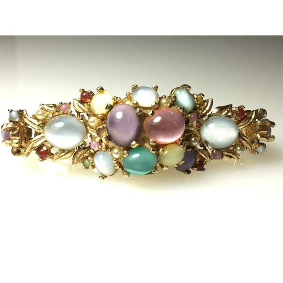 Vintage Fruit Salad Pedre Hidden Dial 17 Jewel Swiss Watch  1960s. Winds & Runs - Picture 14 of 14